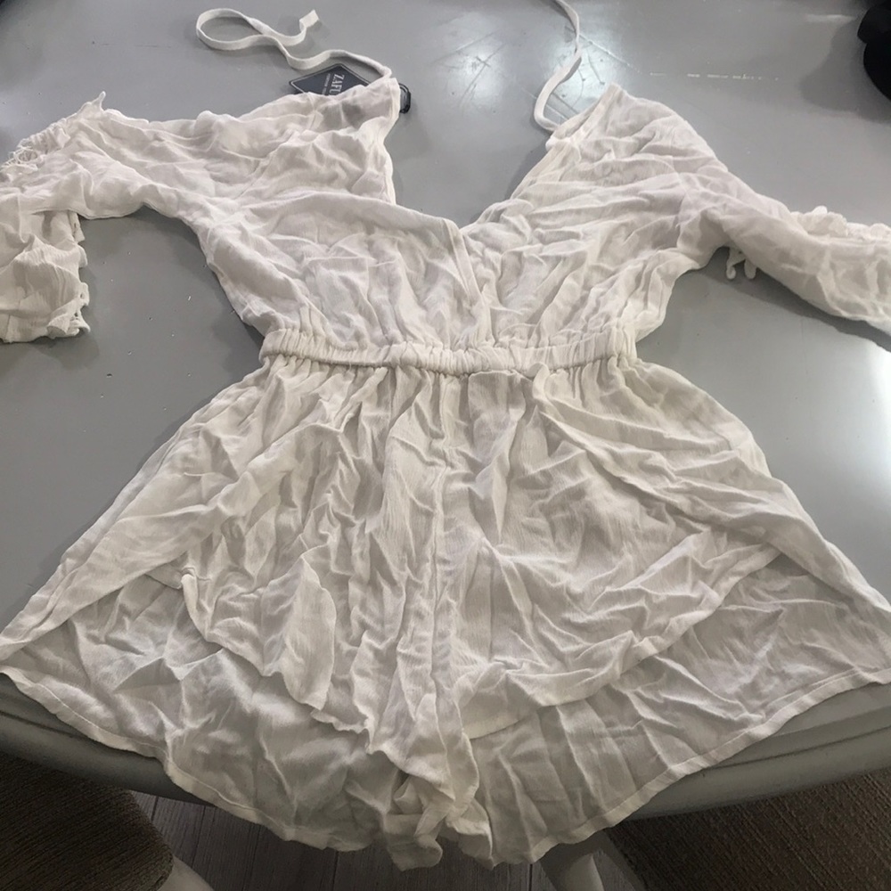 Never worn white romper